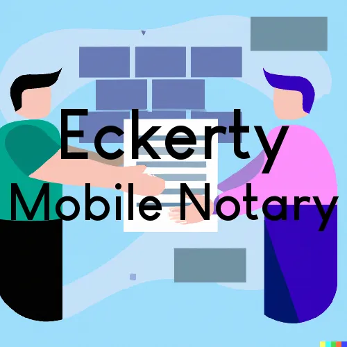 Eckerty, IN Mobile Notary and Traveling Signing Services 