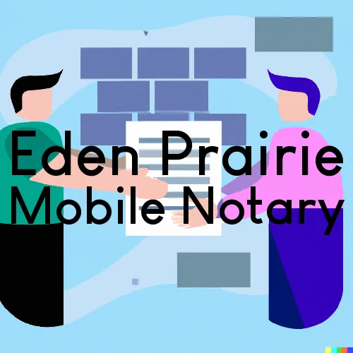 Eden Prairie, MN Mobile Notary Signing Agents in zip code area 55347
