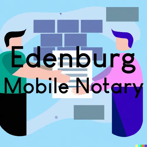 Edenburg, IL Mobile Notary and Signing Agent, “U.S. LSS“ 