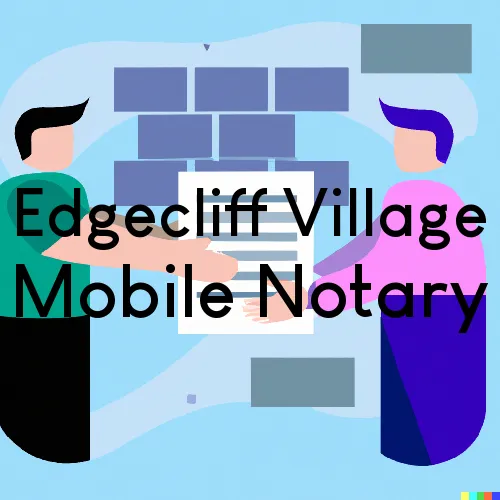 Edgecliff Village, TX Mobile Notary and Traveling Signing Services 