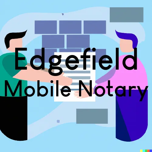 Edgefield, SC Mobile Notary Signing Agents in zip code area 29824