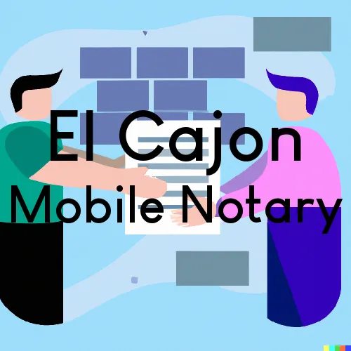 El Cajon, CA Mobile Notary Signing Agents in zip code area 92019
