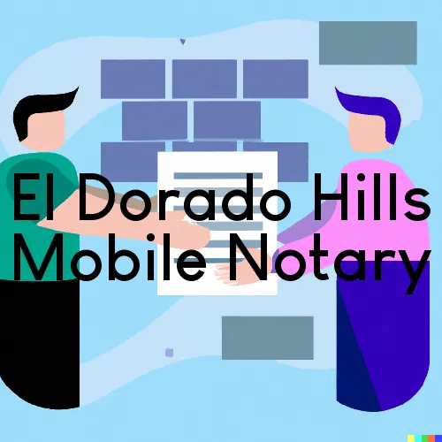 El Dorado Hills, CA Mobile Notary Signing Agents in zip code area 95762