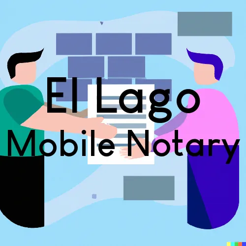 El Lago, TX Traveling Notary, “Best Services“ 