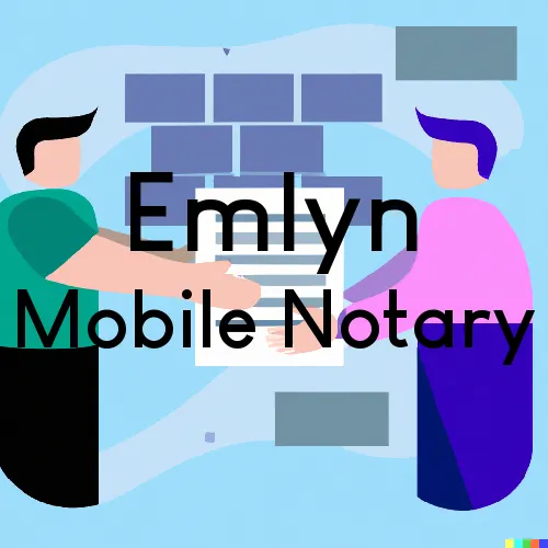 Emlyn, KY Traveling Notary, “Munford Smith & Son Notary“ 