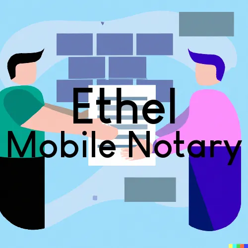 Ethel, WA Traveling Notary Services