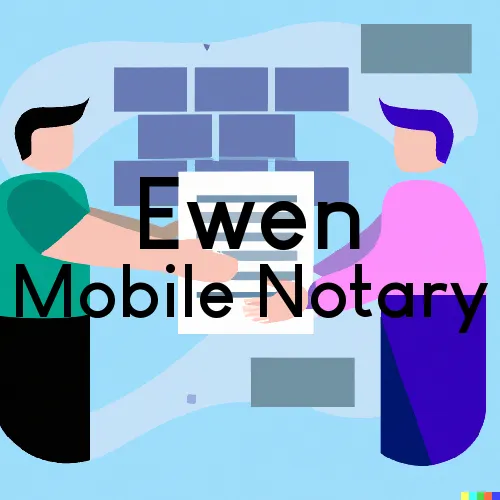 Ewen, MI Mobile Notary Signing Agents in zip code area 49925