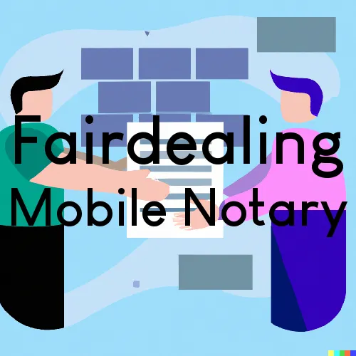 Fairdealing, MO Traveling Notary Services
