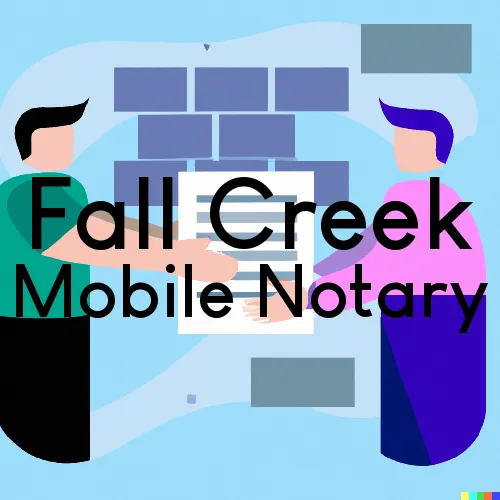 Fall Creek, Wisconsin Online Notary Services