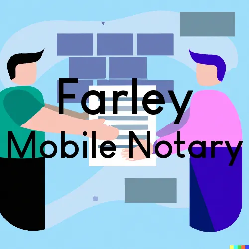 Farley, IA Mobile Notary and Traveling Signing Services 