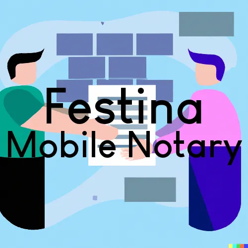 Traveling Notary in Festina, IA