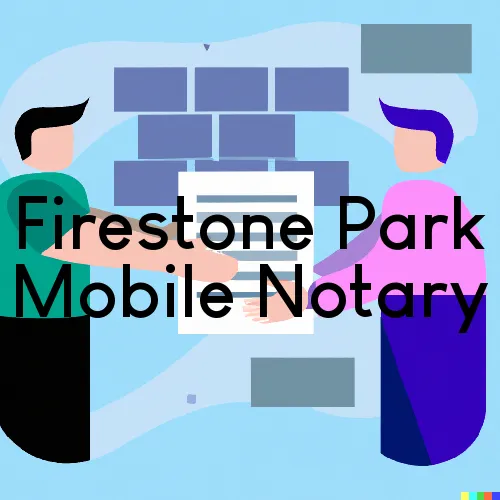 Firestone Park, California Online Notary Services