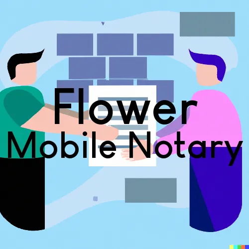 Traveling Notary in Flower, WV