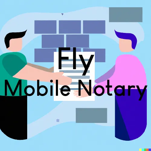 Fly, OH Traveling Notary, “U.S. LSS“ 