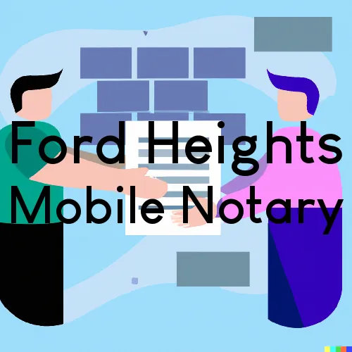 Ford Heights, IL Mobile Notary and Traveling Signing Services 