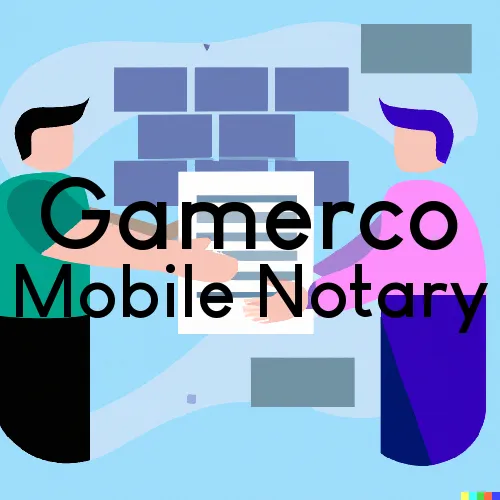 Gamerco, NM Traveling Notary Services