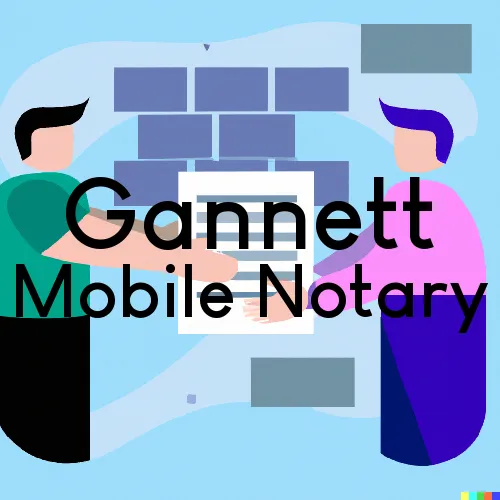 Gannett, ID Traveling Notary, “Gotcha Good“ 