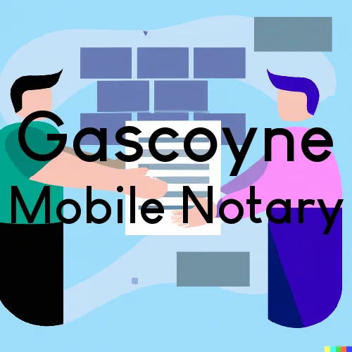 Gascoyne, ND Traveling Notary, “Gotcha Good“ 
