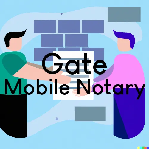 Gate, OK Traveling Notary Services