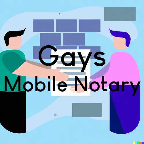 Gays, IL Traveling Notaries and Signing Agents