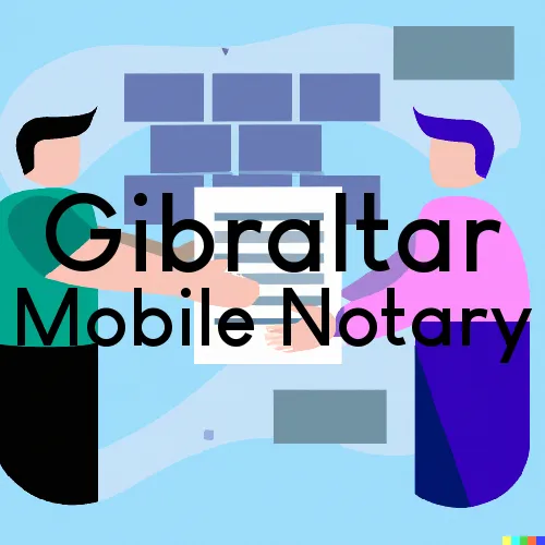 Traveling Notary in Gibraltar, MI