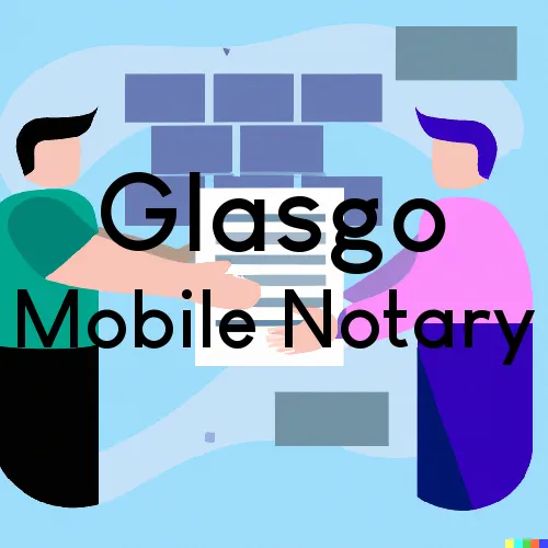 Glasgo, CT Mobile Notary and Traveling Signing Services 