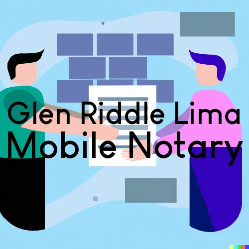 Glen Riddle Lima, PA Traveling Notary Services