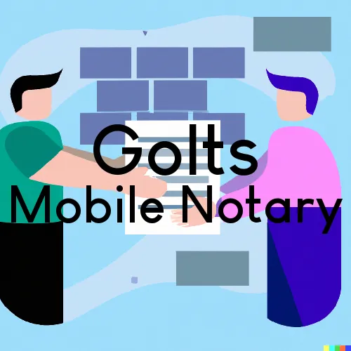 Traveling Notary in Golts, MD