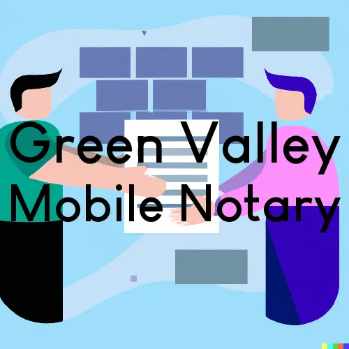 Traveling Notary in Green Valley, IL