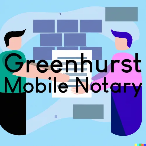 Greenhurst, NY Traveling Notary Services