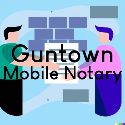 Traveling Notary in Guntown, MS