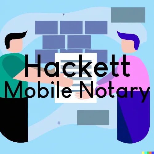 Traveling Notary in Hackett, AR
