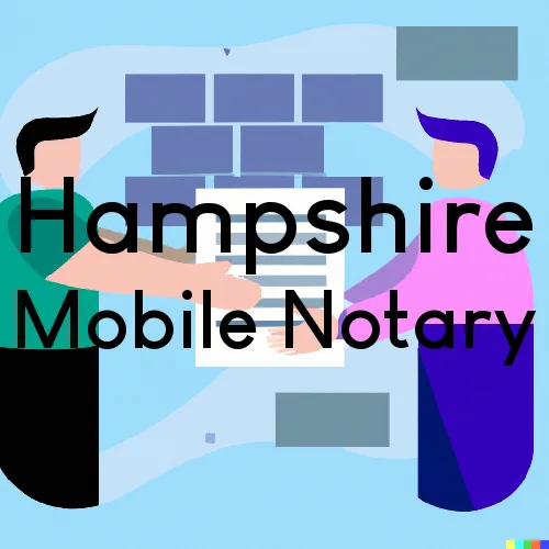 Hampshire, IL Traveling Notary Services