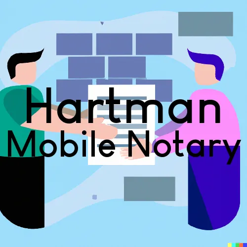Traveling Notary in Hartman, AR