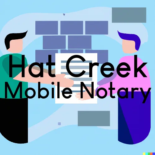 Hat Creek, California Traveling Notaries