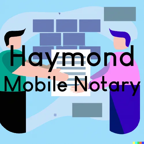Haymond, WV Traveling Notary, “Happy's Signing Services“ 