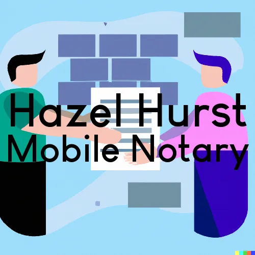 Traveling Notary in Hazel Hurst, PA
