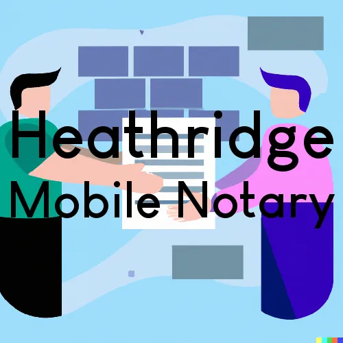 Heathridge, TX Mobile Notary and Traveling Signing Services 
