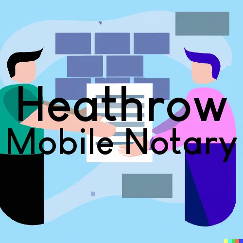 Heathrow, FL Mobile Notary and Traveling Signing Services 