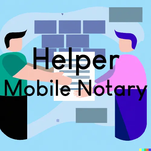 Helper, UT Mobile Notary Signing Agents in zip code area 84526