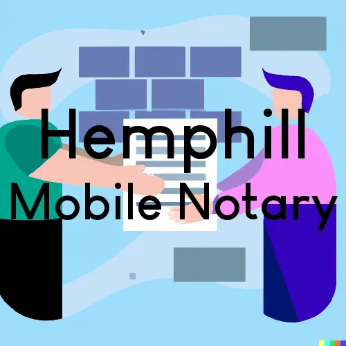 Traveling Notary in Hemphill, WV