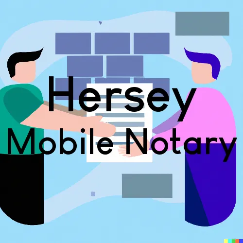 Traveling Notary in Hersey, MI