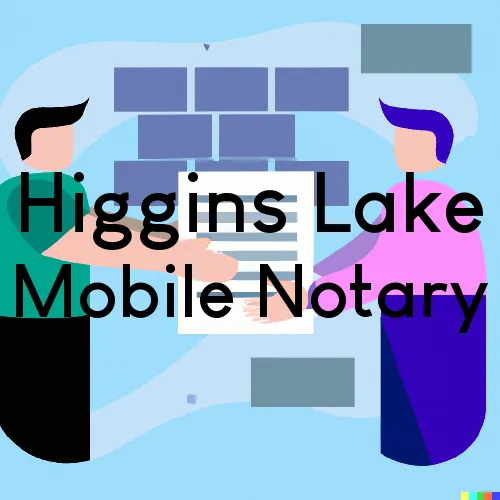 Higgins Lake, MI Mobile Notary and Signing Agent, “Gotcha Good“ 