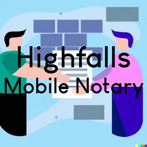 Highfalls, NC Traveling Notary Services