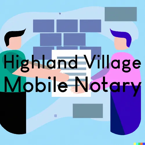 Traveling Notary in Highland Village, TX