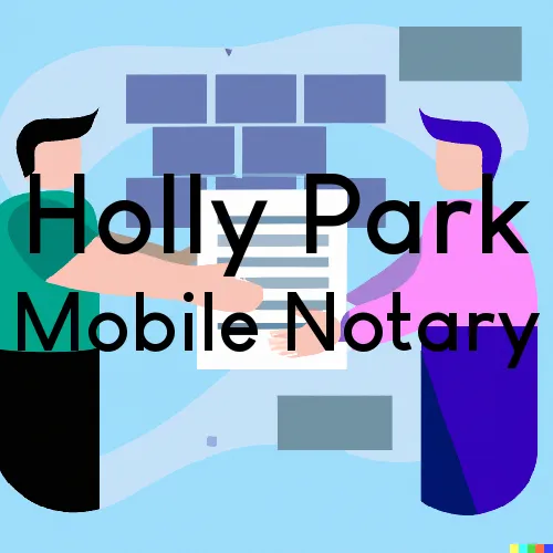 Holly Park, CA Mobile Notary and Signing Agent, “Best Services“ 
