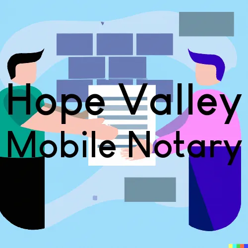 Hope Valley, CA Mobile Notary and Traveling Signing Services 