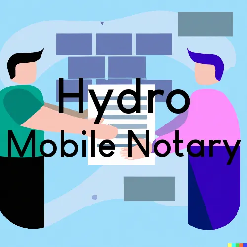 Hydro, OK Traveling Notary Services