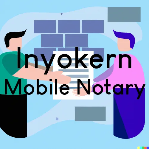 Inyokern, CA Mobile Notary and Traveling Signing Services 