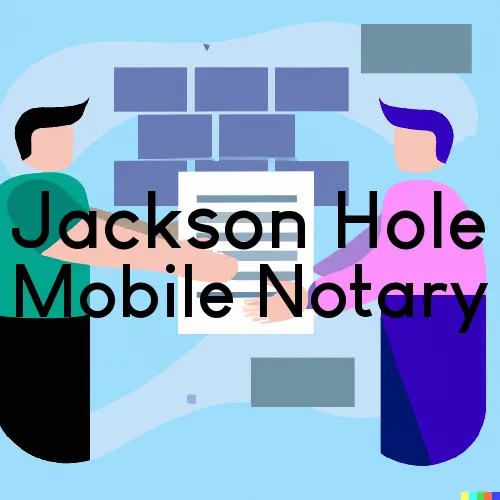Jackson Hole, WY Traveling Notary, “Gotcha Good“ 